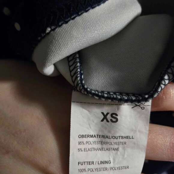 Polka Dot Blue Mini Dress - Picture 4 of 4